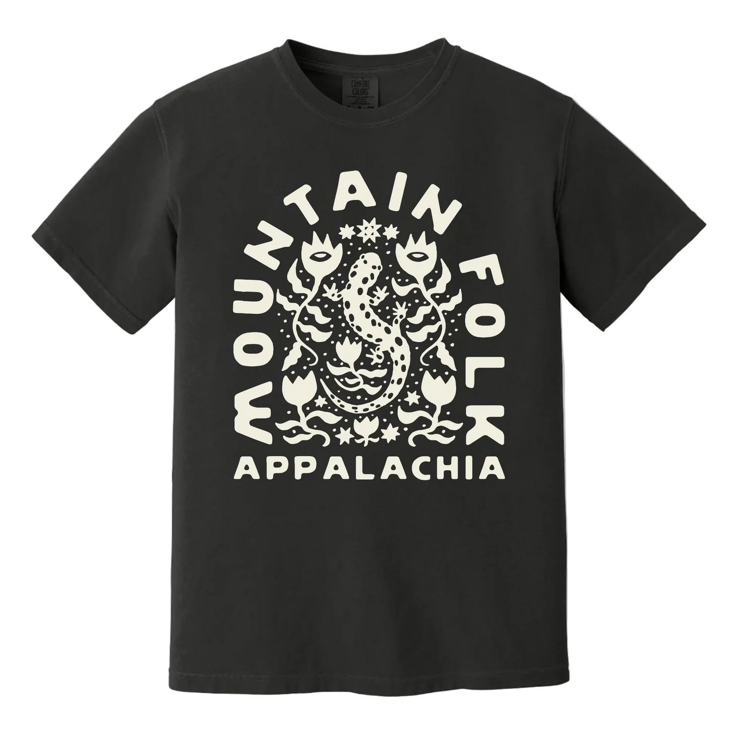 Mountain FOLK Black Salamander T-Shirt