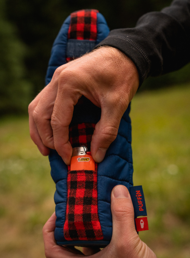 Bottle Cooler - The OG - Puffin Red & Crater Blue