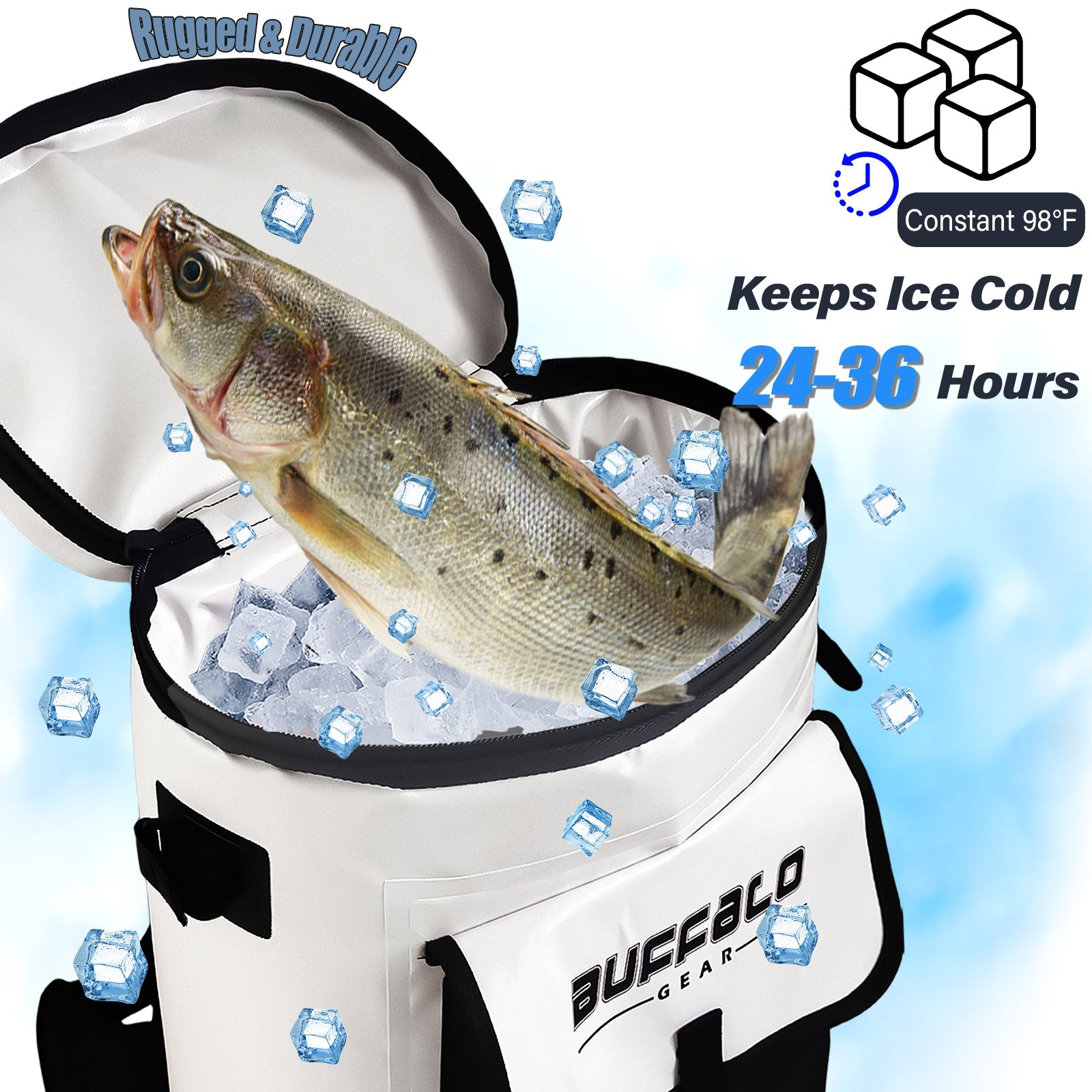 31QT Fish Cooler Backpack, Kill Backpack