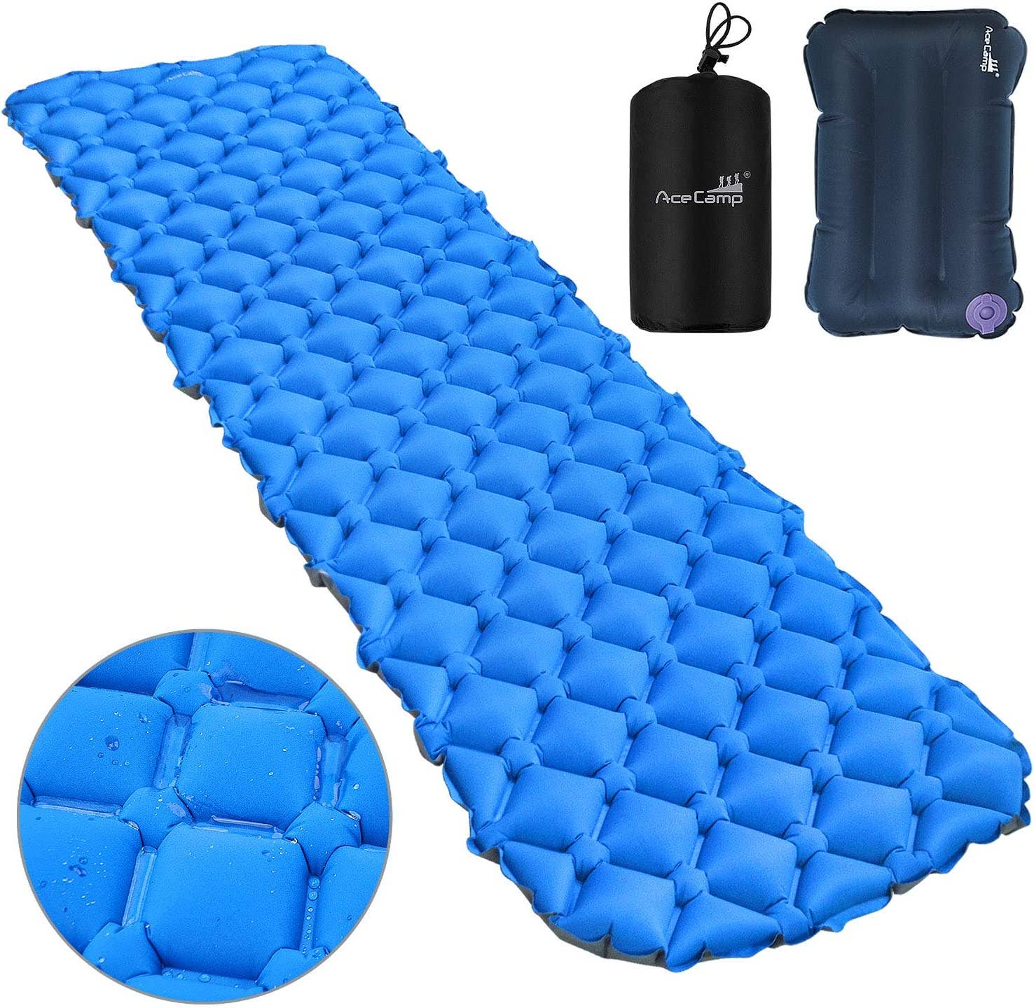 AceCamp 2 in 1 Ultralight Inflatable Sleeping Pad