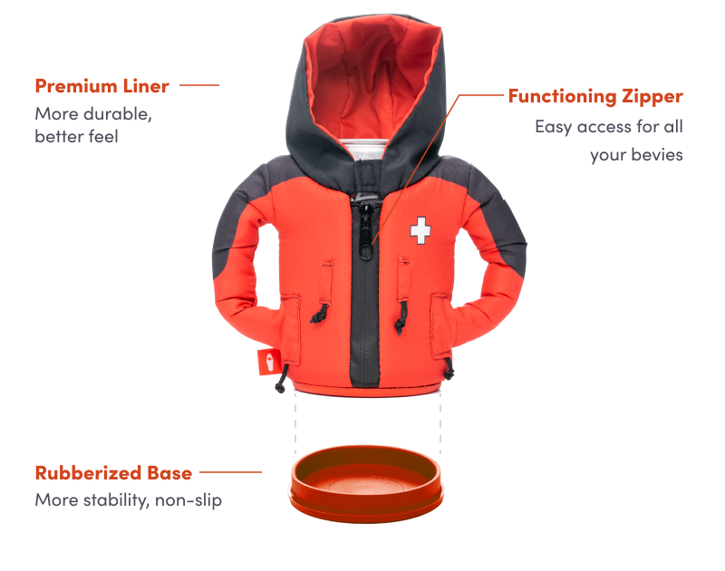 Insulated Can & Bottle Cooler / Sleeve - The Patroller - EMS