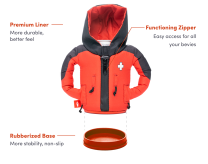 Insulated Can & Bottle Cooler / Sleeve - The Patroller - EMS