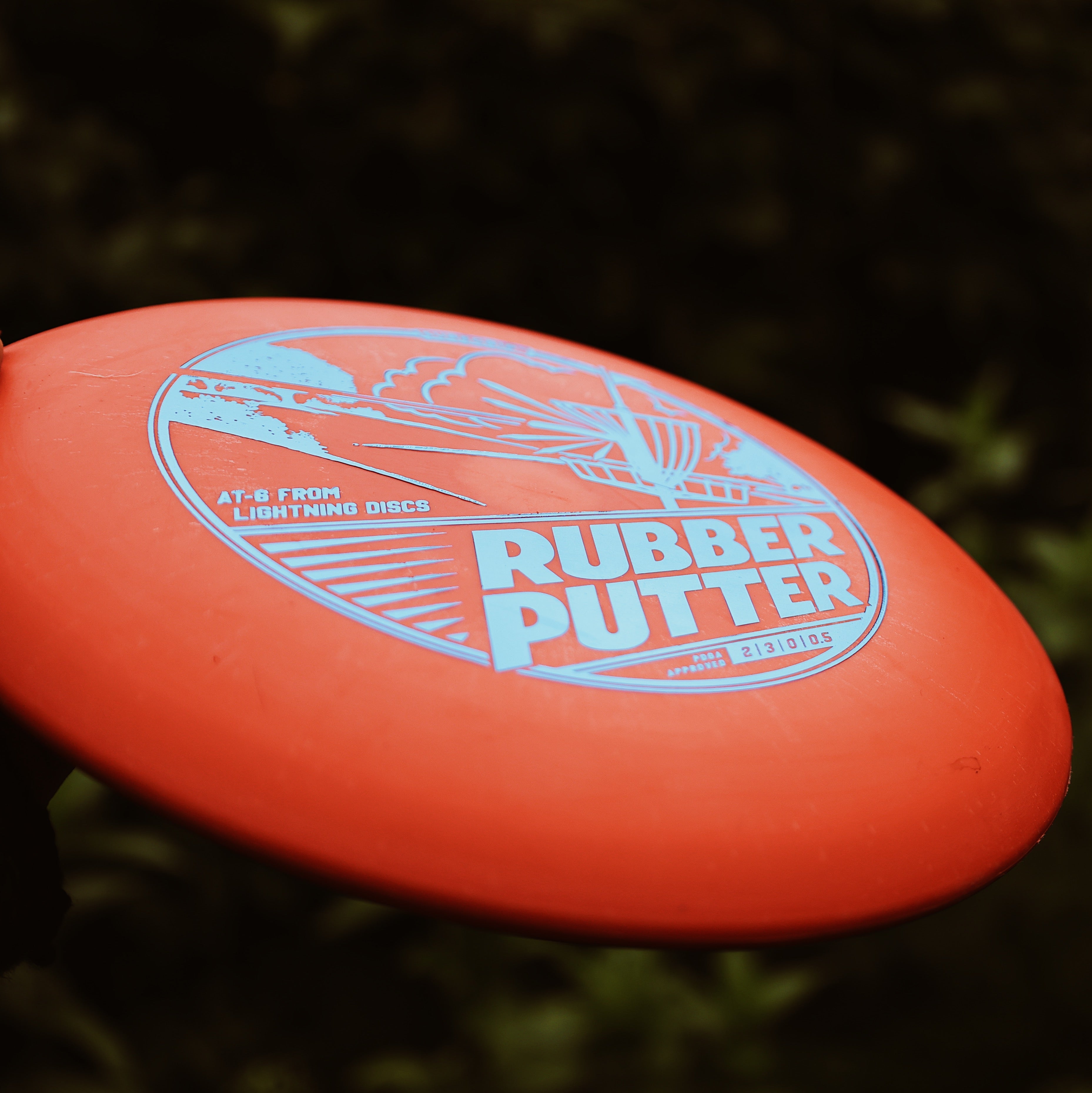 Lightning Sure Grip Rubber Putter Golf Disc
