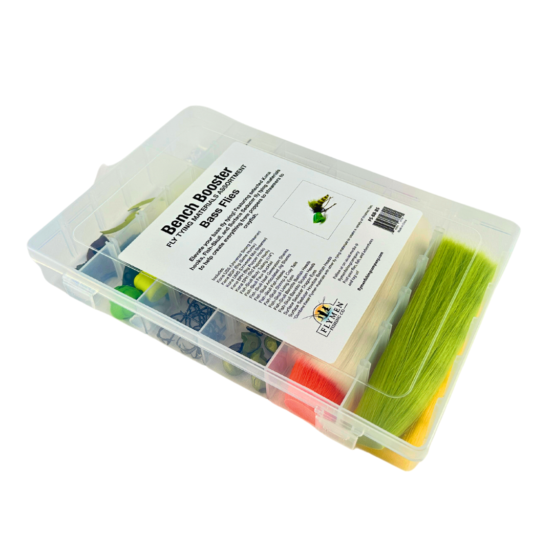 Bench Booster - Bass Fly Materials Assortment