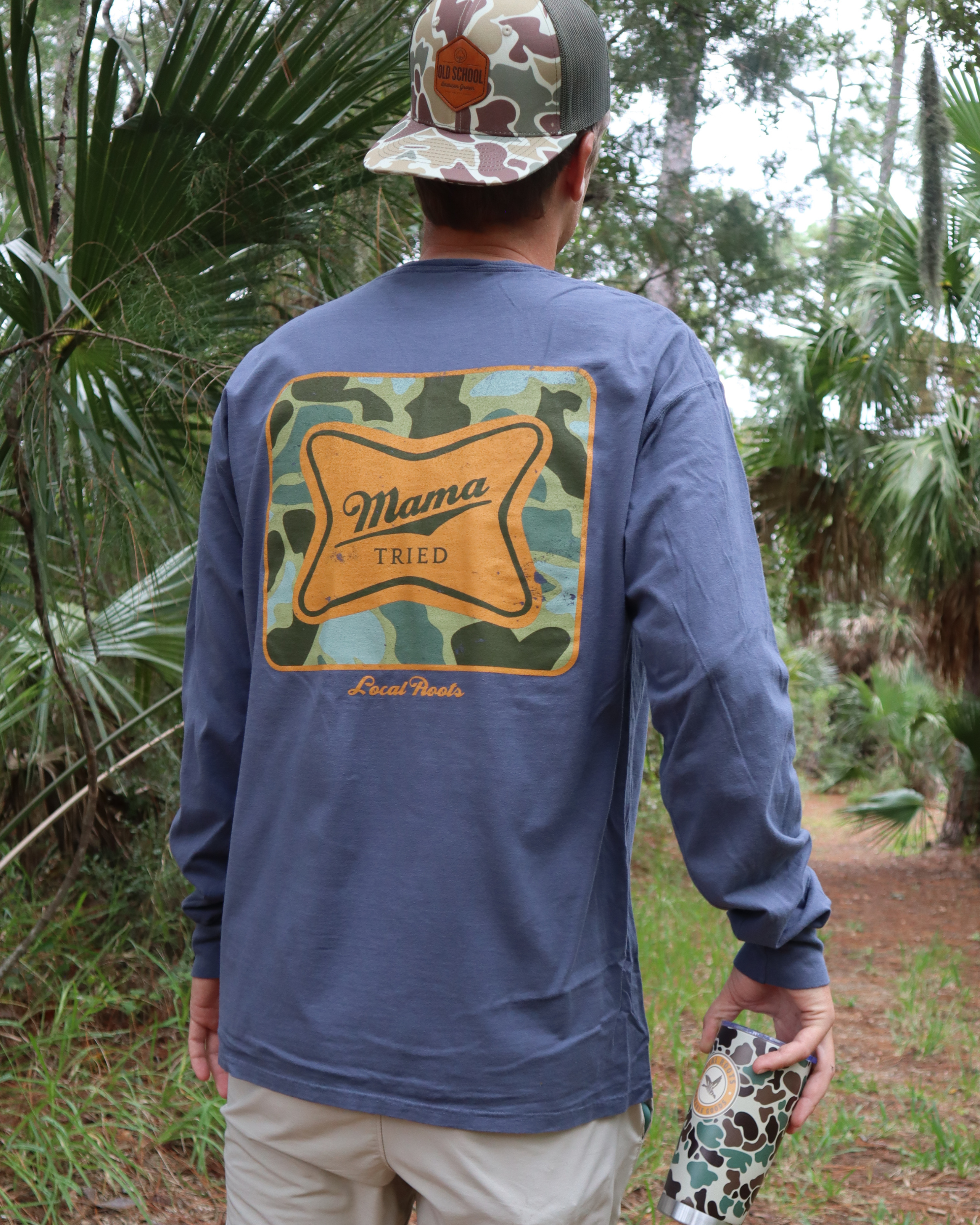 Mama Tried Long Sleeve Pocket Tee