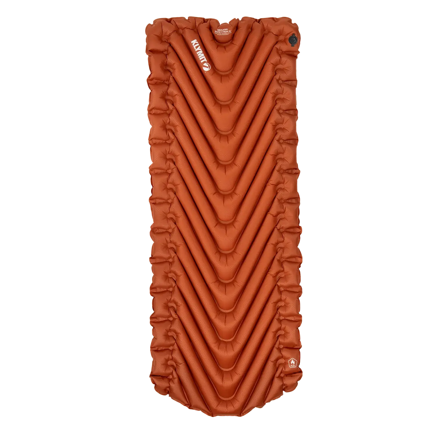 Klymit Insulated Static V PEAK Sleeping Pads XL - Red Rock