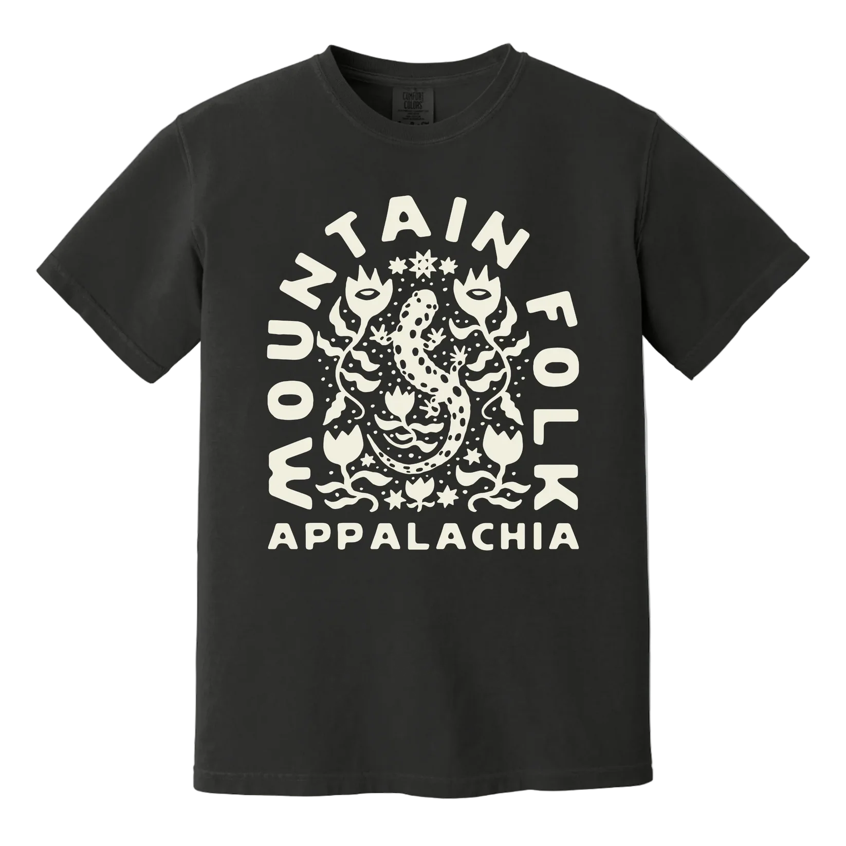 Mountain FOLK Black Salamander T-Shirt