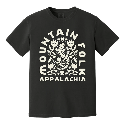 Mountain FOLK Black Salamander T-Shirt