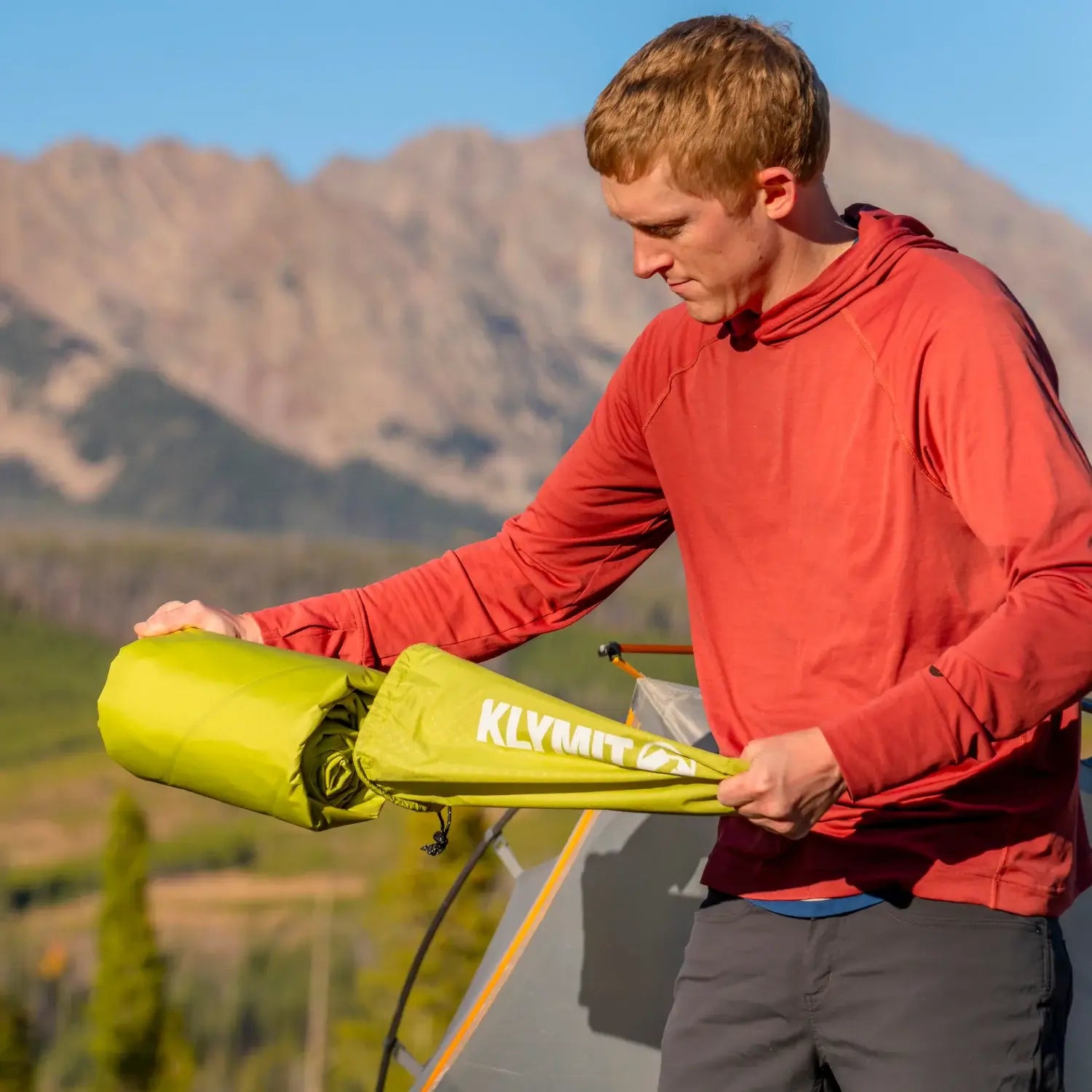 Klymit Static V Summit Sleeping Pads XL - Chartreuse