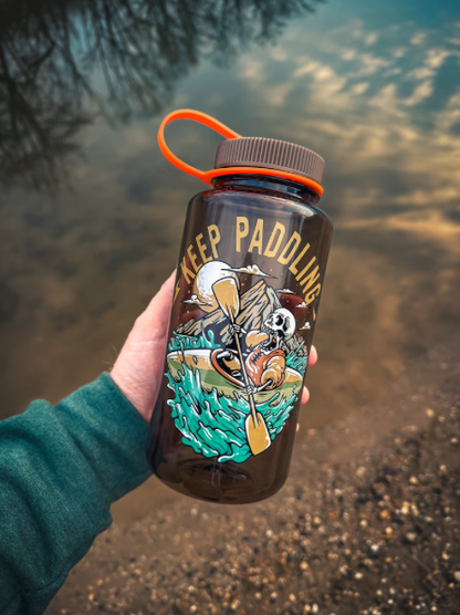 Kayaking Keep Paddling Nalgene 32oz Water Bottle