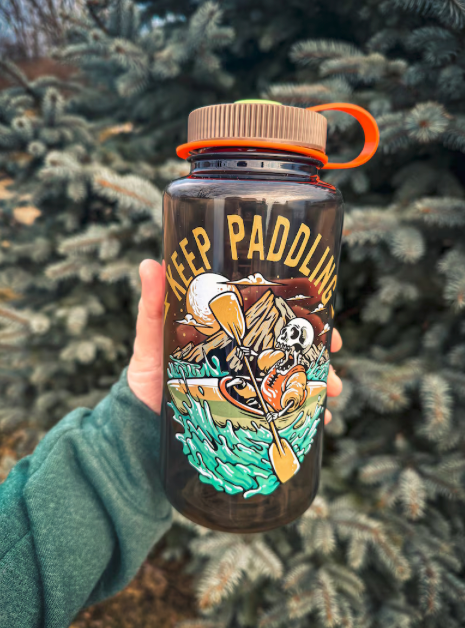 Kayaking Keep Paddling Nalgene 32oz Water Bottle