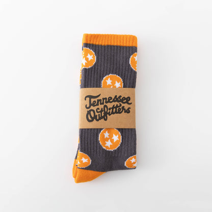 Smokey Gray Tennessee Sock