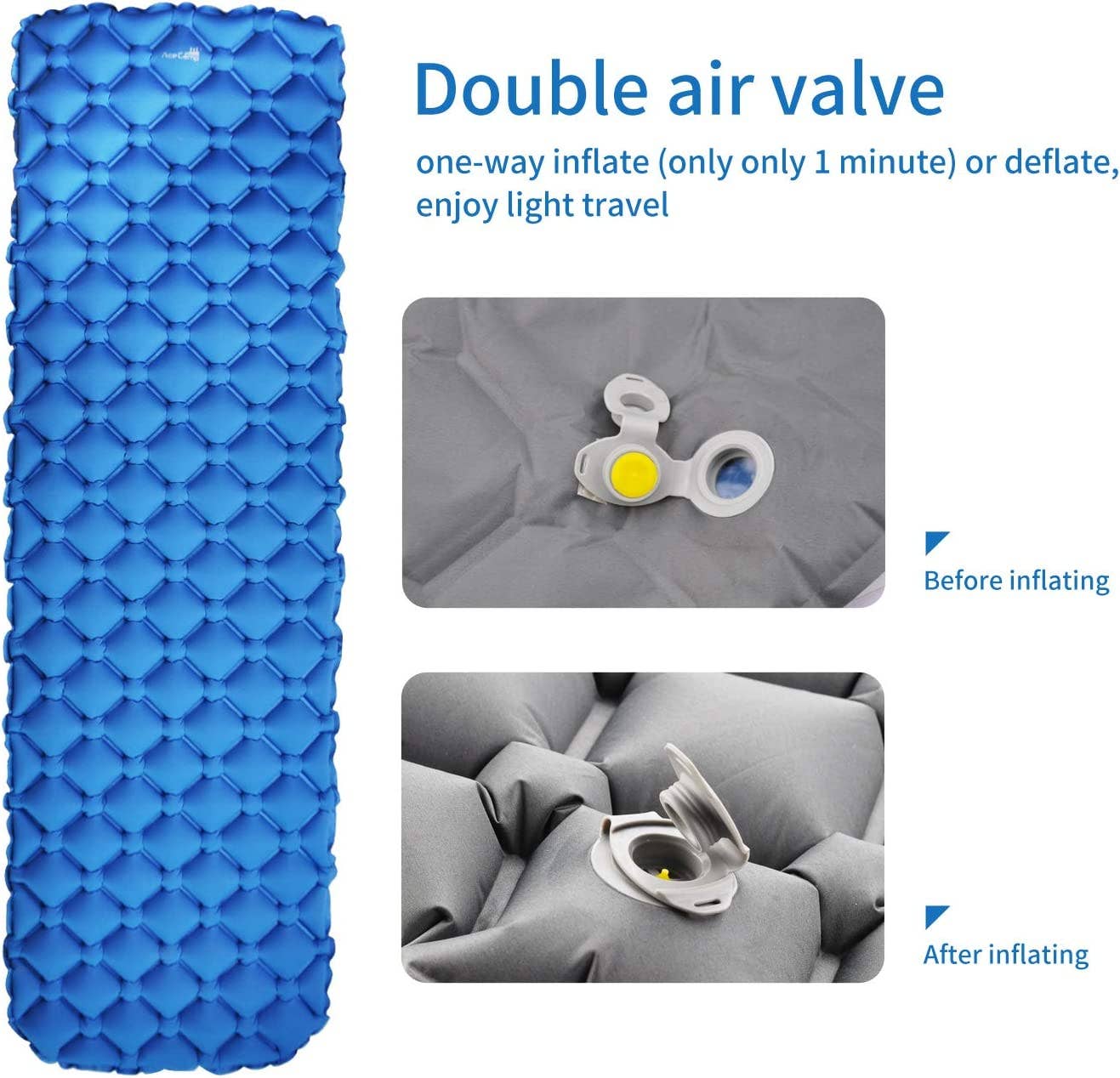 AceCamp 2 in 1 Ultralight Inflatable Sleeping Pad