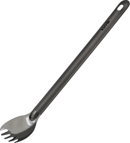 Kuvik Titanium Long Handle Spoon/Spork 2-Pack