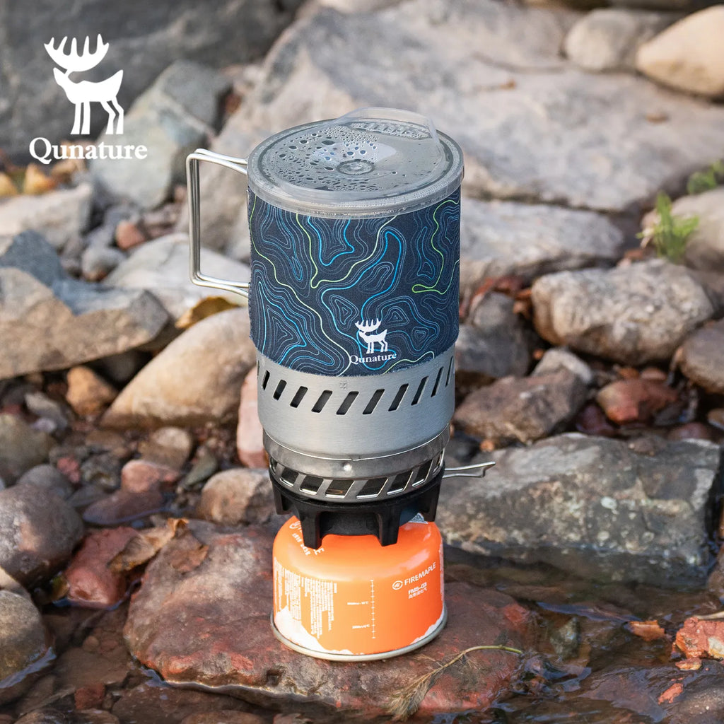 Integrated Heat Collection Stove System for Camping, Hiking and Outdoor Adventures